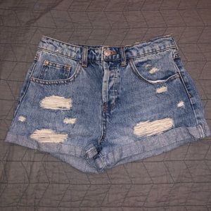 Highwaisted Jean Shorts